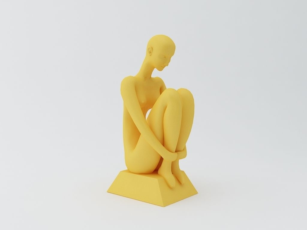 Female Sculpture 4 3D print model_2