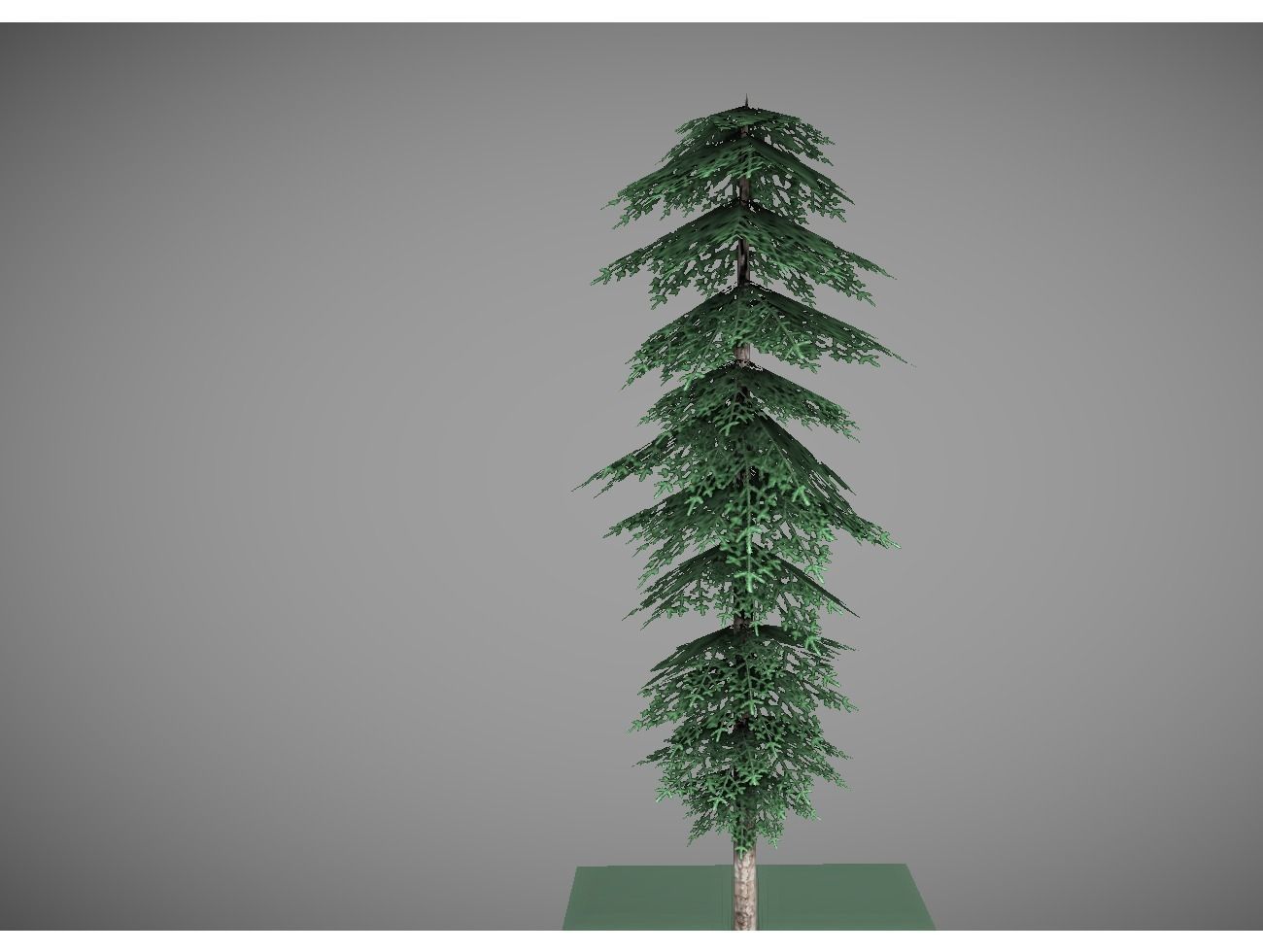 low poly pine tree 3D Model Game ready .obj .3ds .lwo .lw