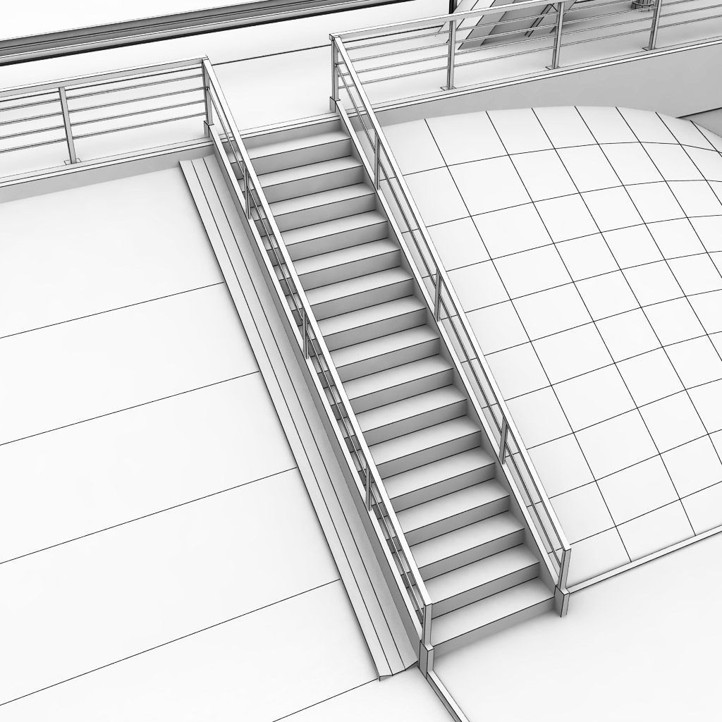 Arch Bridge 3D model_11