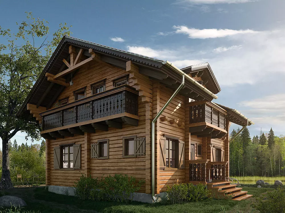 House Chalet 3D model