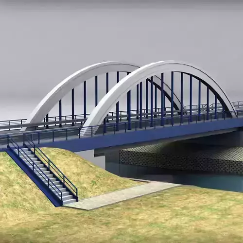 Arch Bridge small 3D model