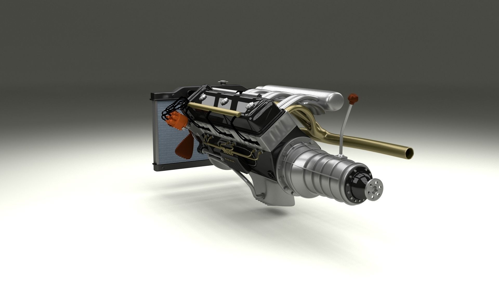 Engine Assembly 3D model_2