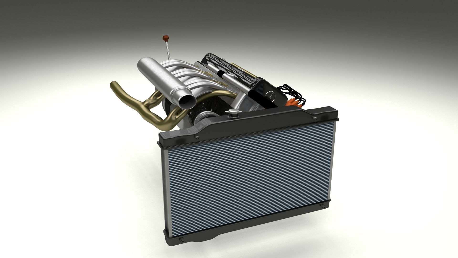Engine Assembly 3D model_1