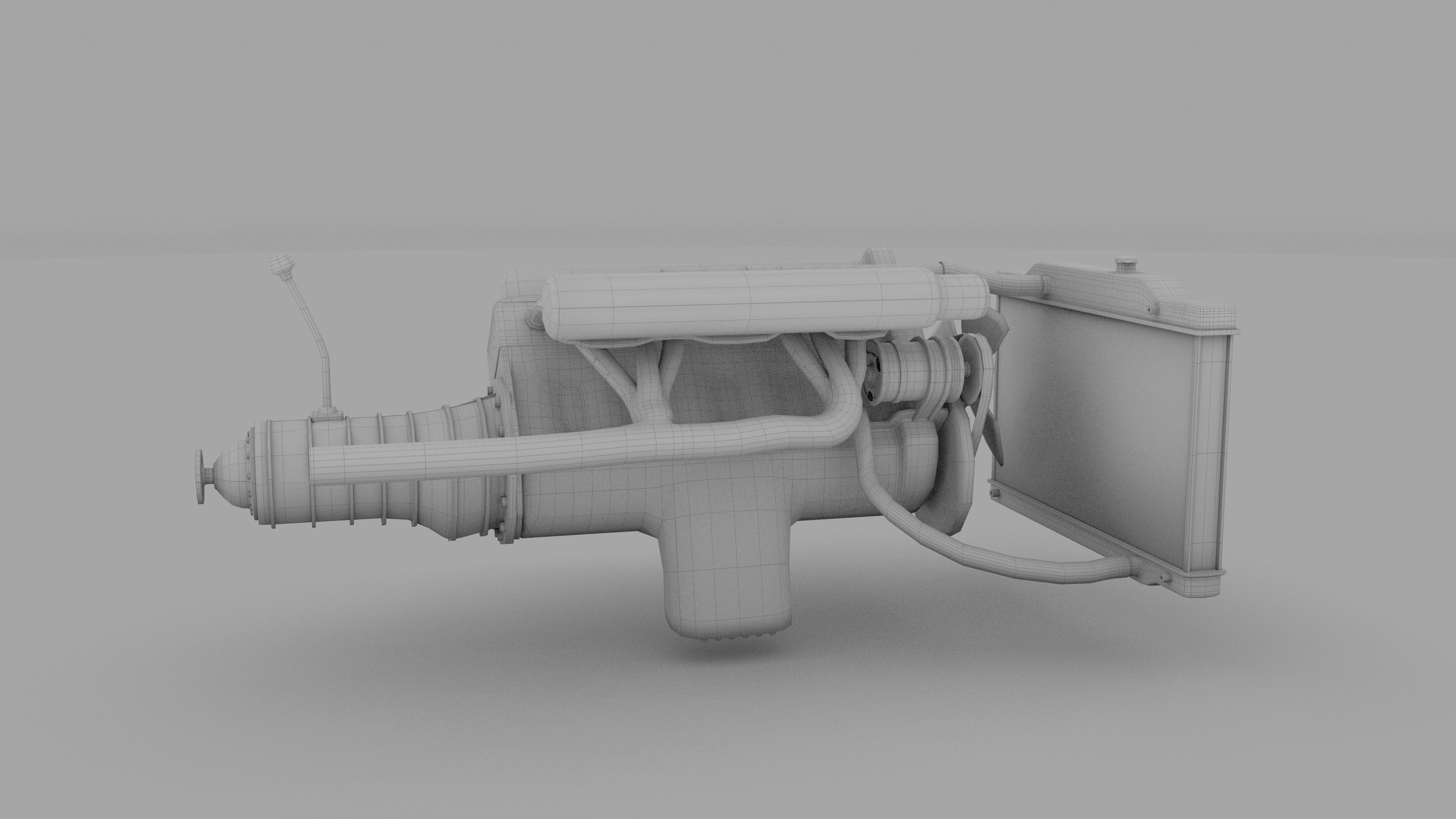 Engine Assembly 3D model_7