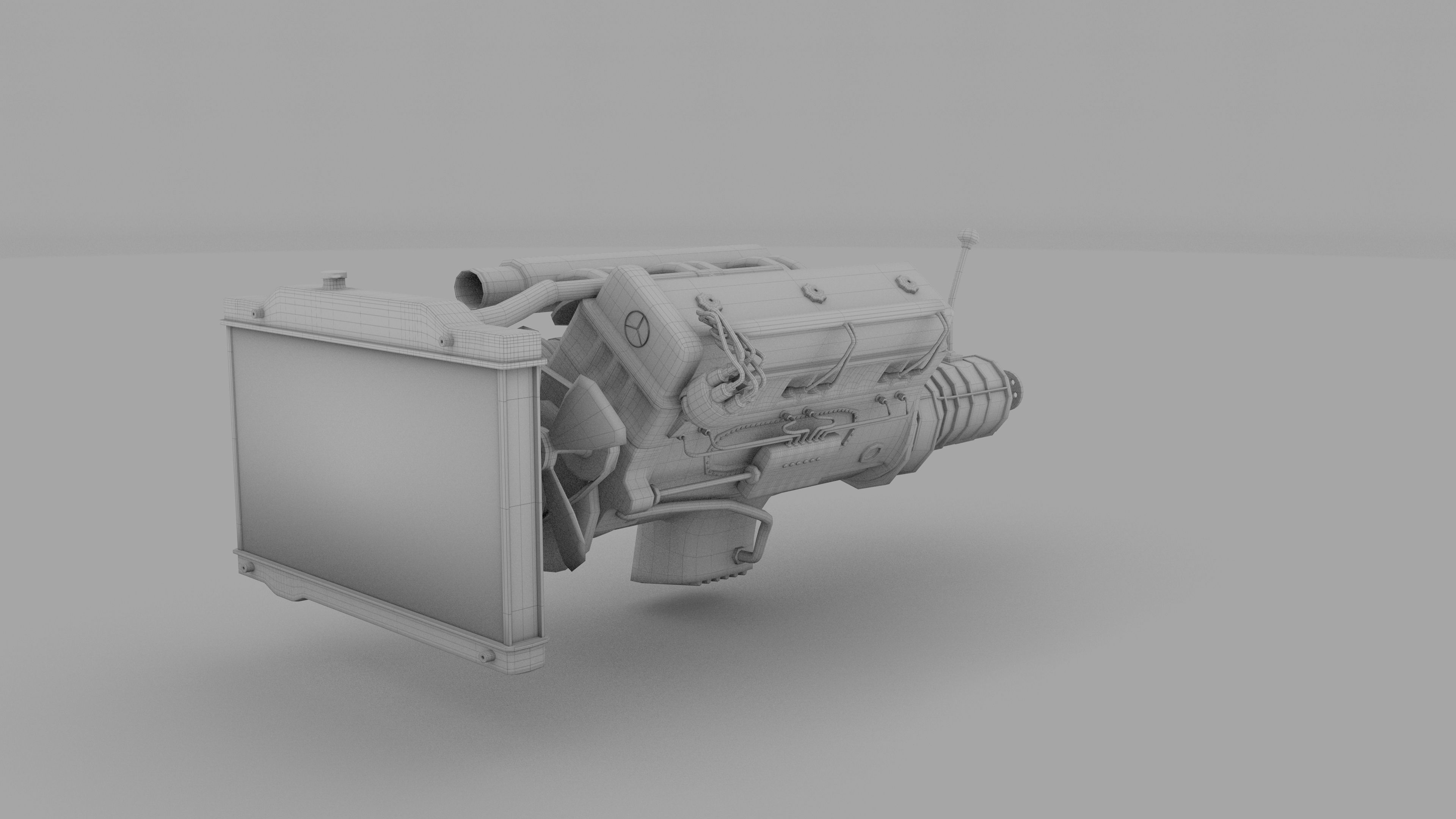 Engine Assembly 3D model_9