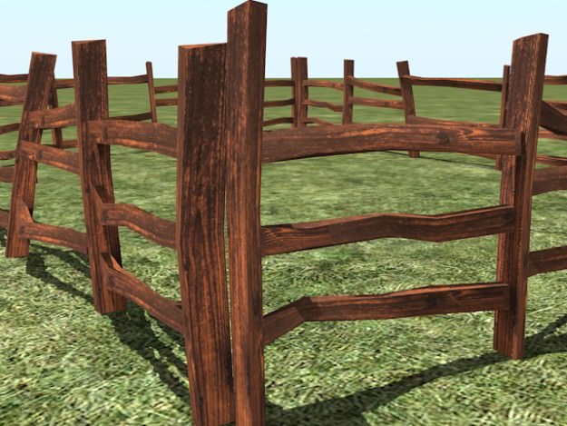Fence 8 in 1 3D model_5
