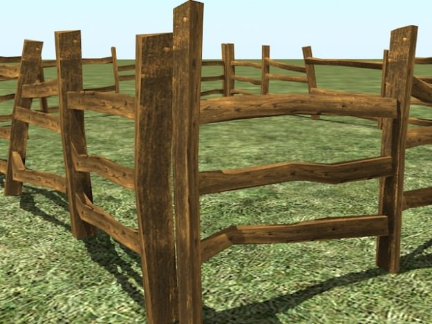 Fence 8 in 1 3D model_4