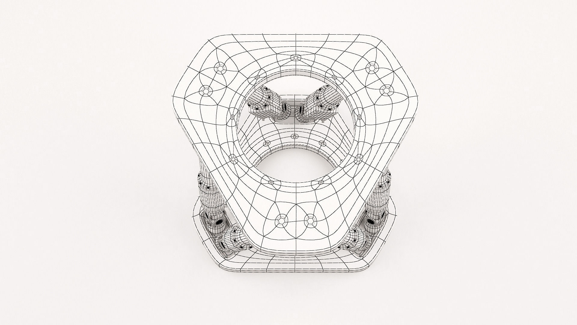 H-845 Hexapod 3D model_10
