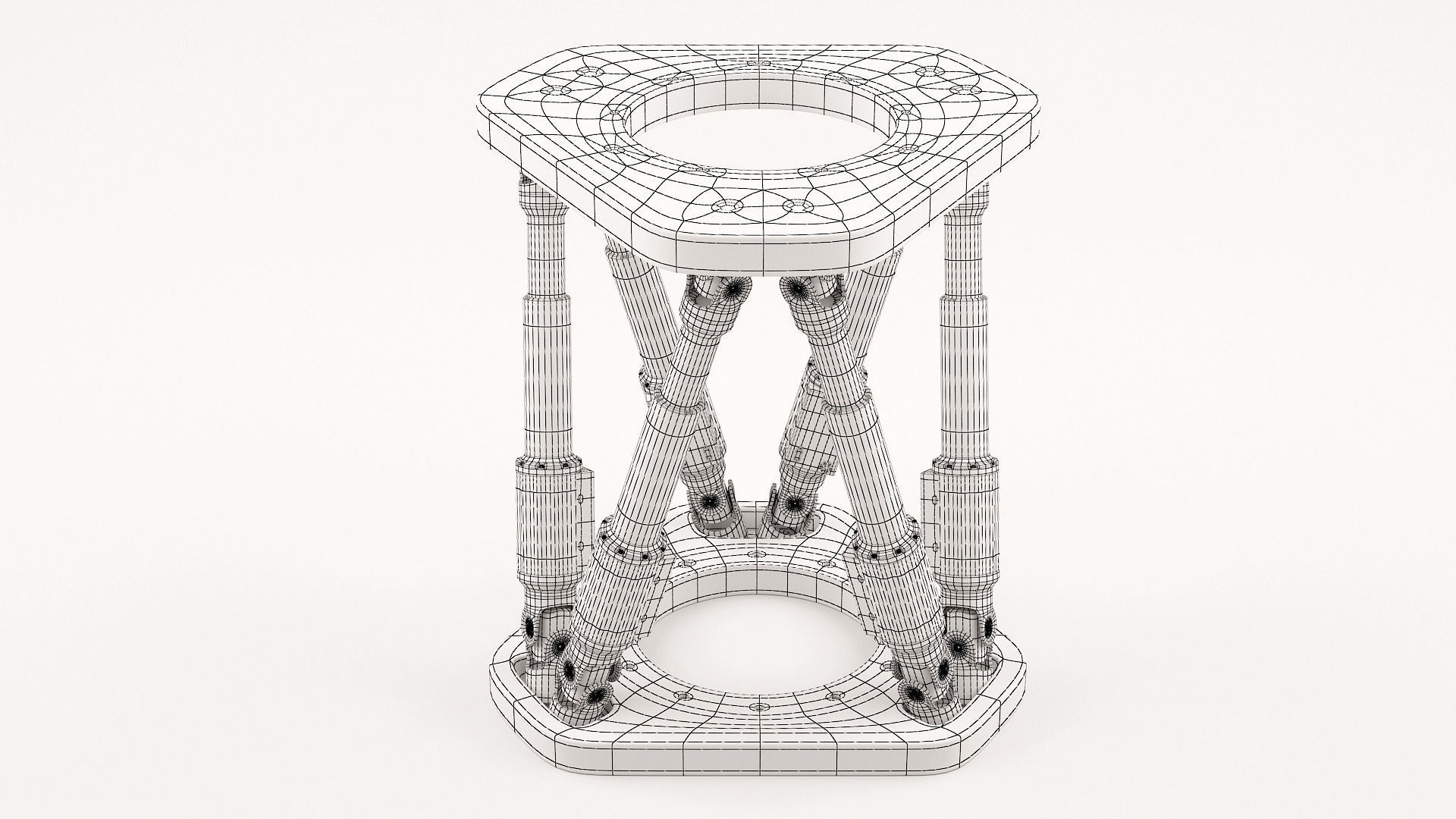 H-845 Hexapod 3D model_9