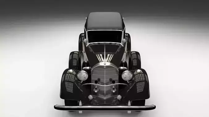 Mercedes 770 Staff Car 3D model