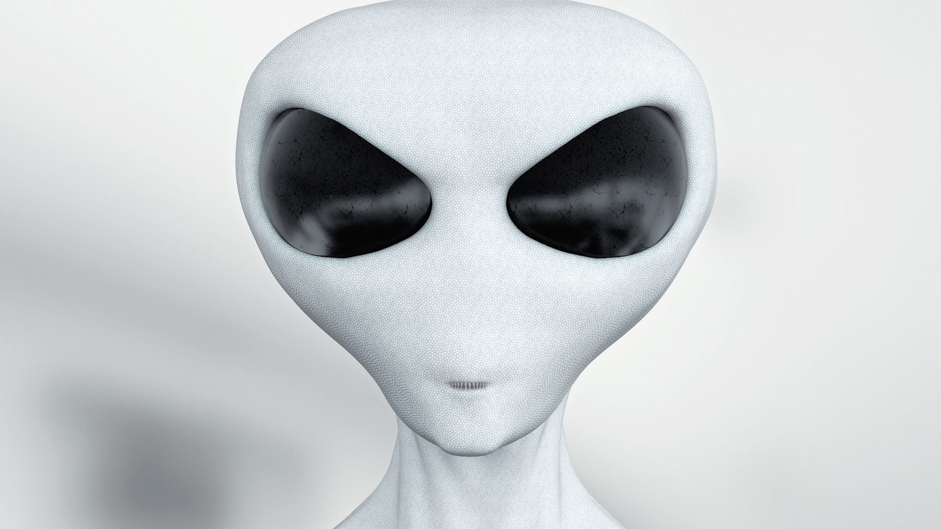 Gray Alien 3D model_2