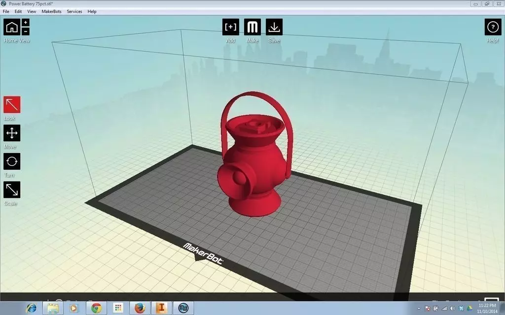Green Lantern Corps Power Battery Free 3D print model_0