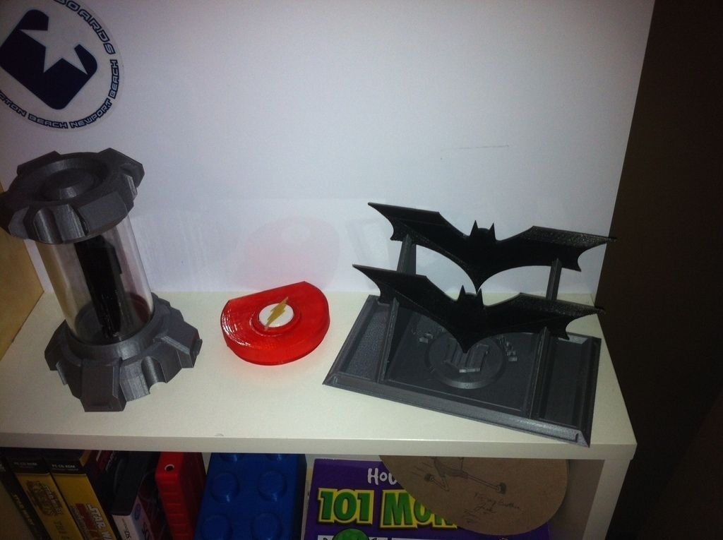 WayneTech Batarang Display Stand Free 3D print model_3