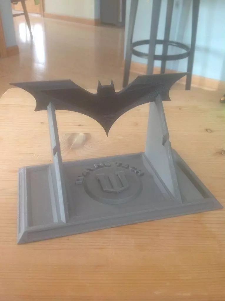 WayneTech Batarang Display Stand Free 3D print model_0