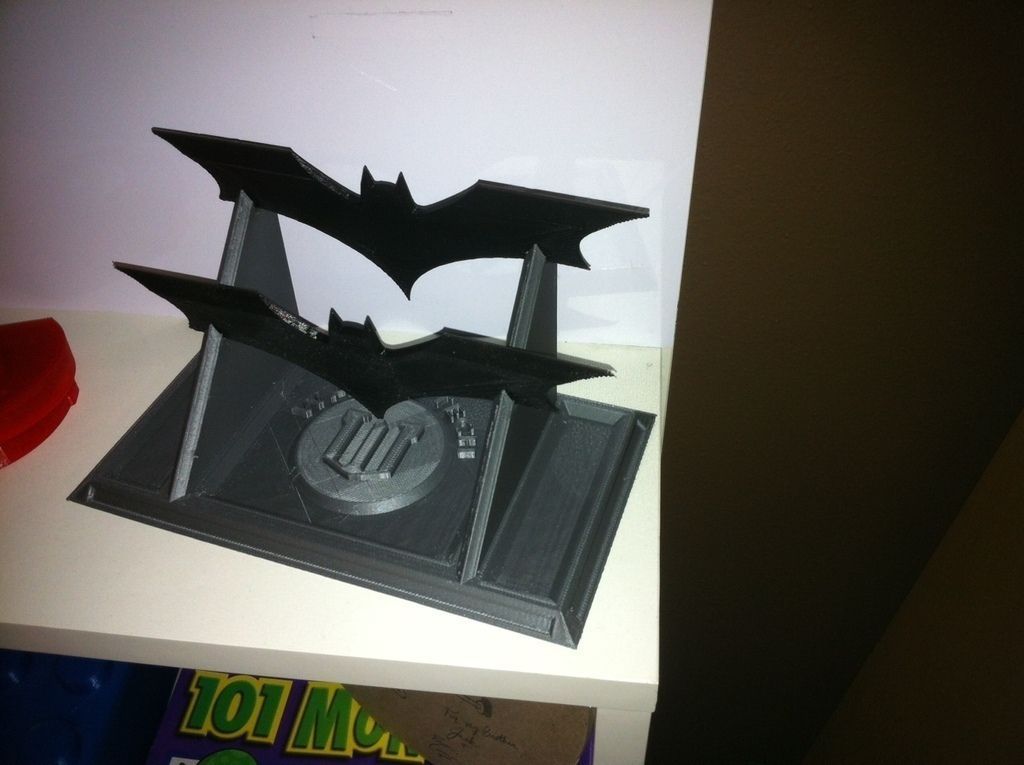 WayneTech Batarang Display Stand Free 3D print model_4