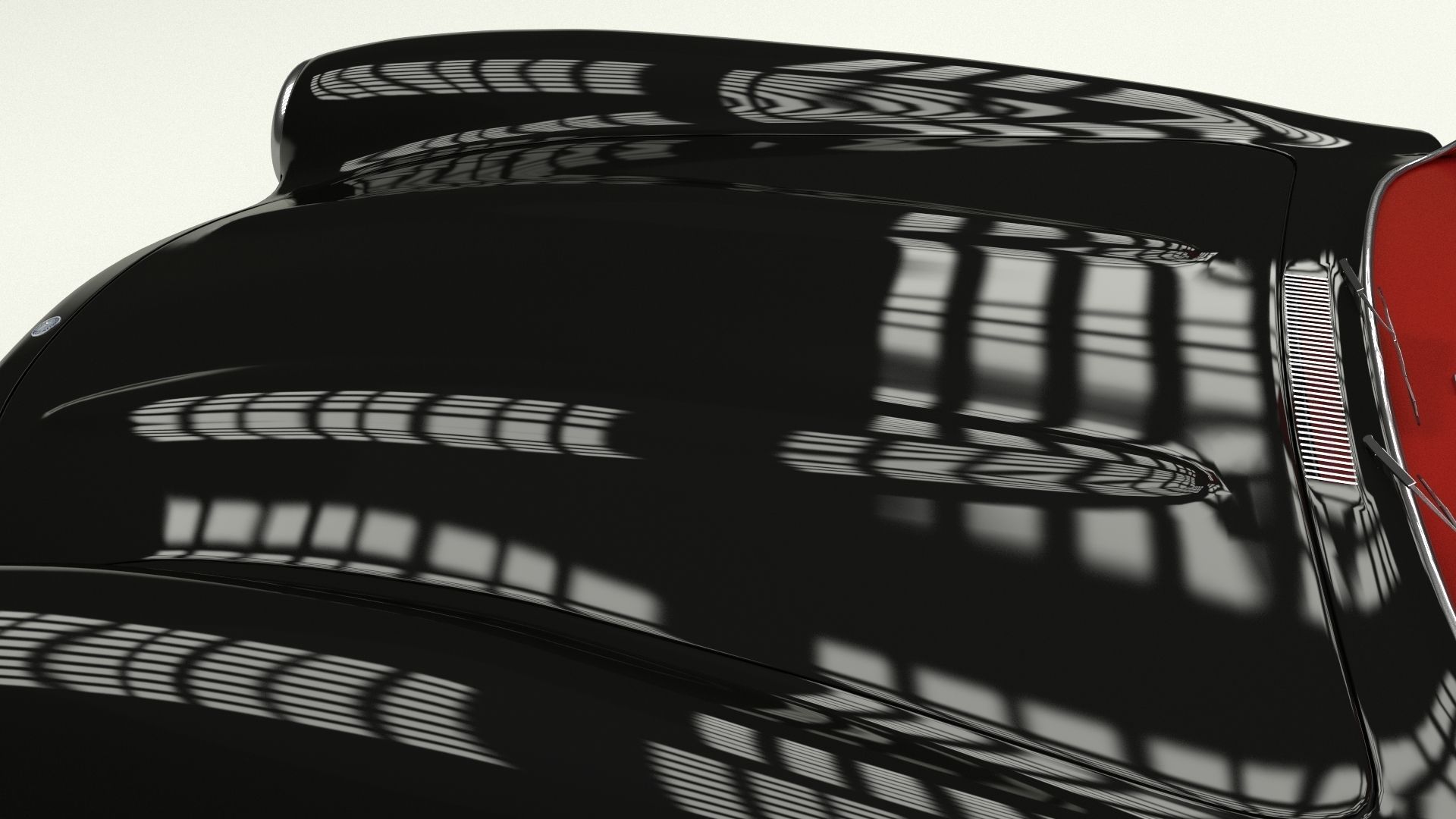 Rigged Mercedes 300SL Gullwing with Interior 3D model_21