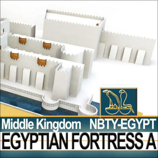 Egyptian Fortress A Middle Kingdom 3D model_15