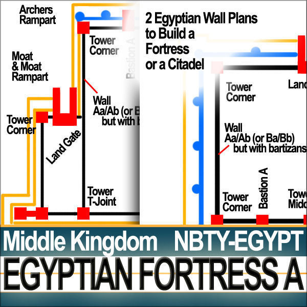 Egyptian Fortress A Middle Kingdom 3D model_23