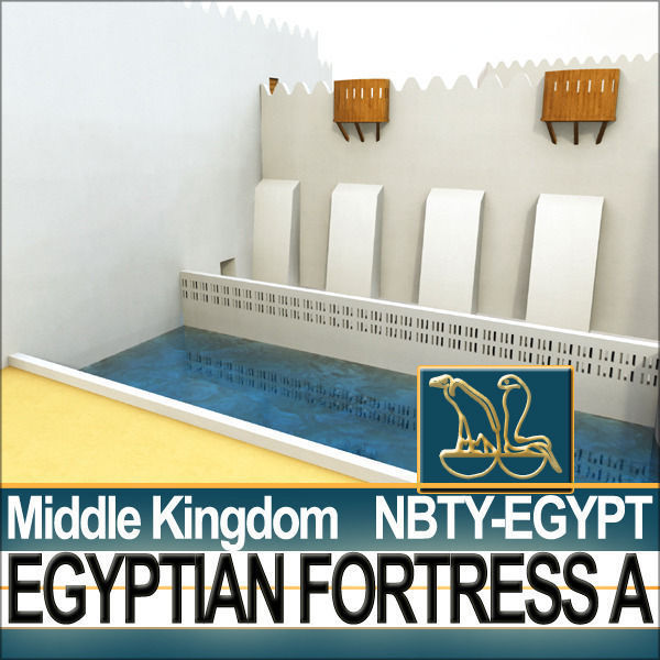 Egyptian Fortress A Middle Kingdom 3D model_27