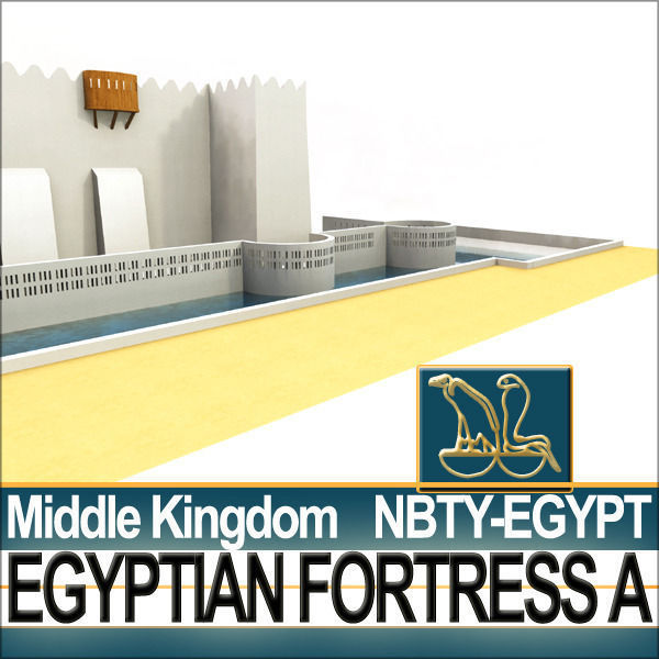 Egyptian Fortress A Middle Kingdom 3D model_21