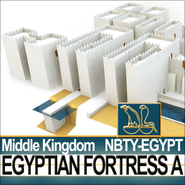 Egyptian Fortress A Middle Kingdom 3D model_7