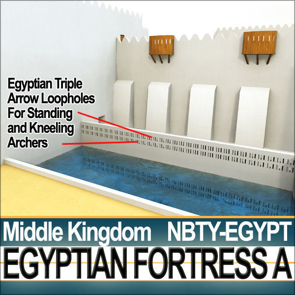 Egyptian Fortress A Middle Kingdom 3D model_13