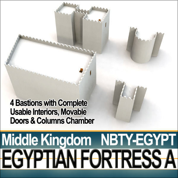 Egyptian Fortress A Middle Kingdom 3D model_10