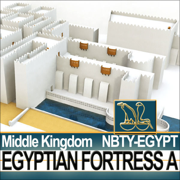 Egyptian Fortress A Middle Kingdom 3D model_33