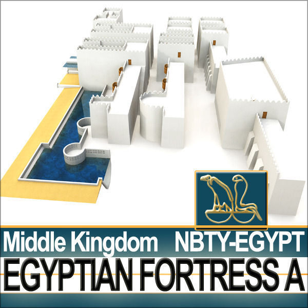 Egyptian Fortress A Middle Kingdom 3D model_26