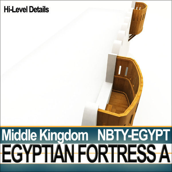 Egyptian Fortress A Middle Kingdom 3D model_12
