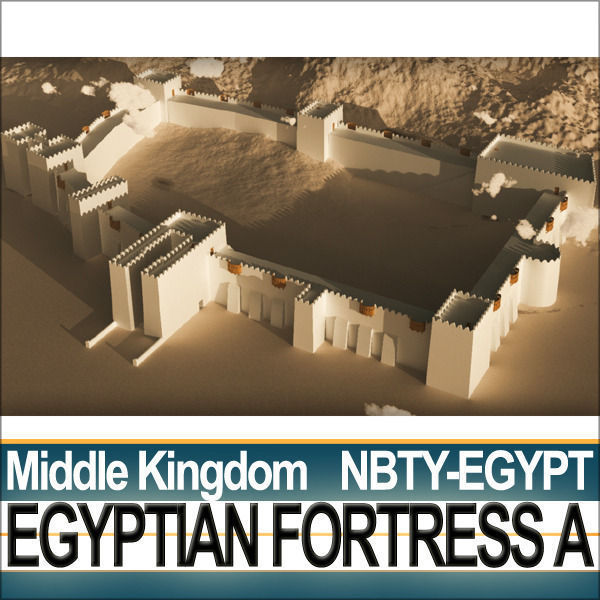 Egyptian Fortress A Middle Kingdom 3D model_25