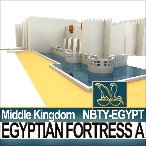 Egyptian Fortress A Middle Kingdom 3D model_1