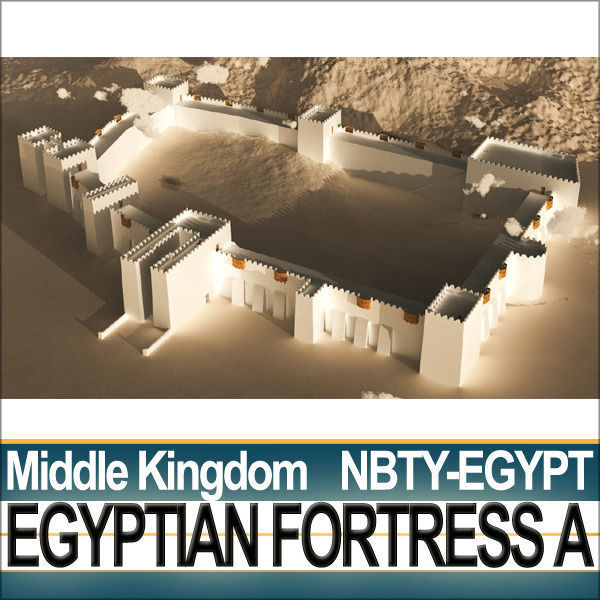 Egyptian Fortress A Middle Kingdom 3D model_3