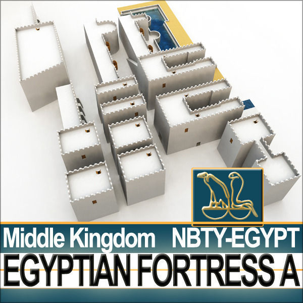 Egyptian Fortress A Middle Kingdom 3D model_18