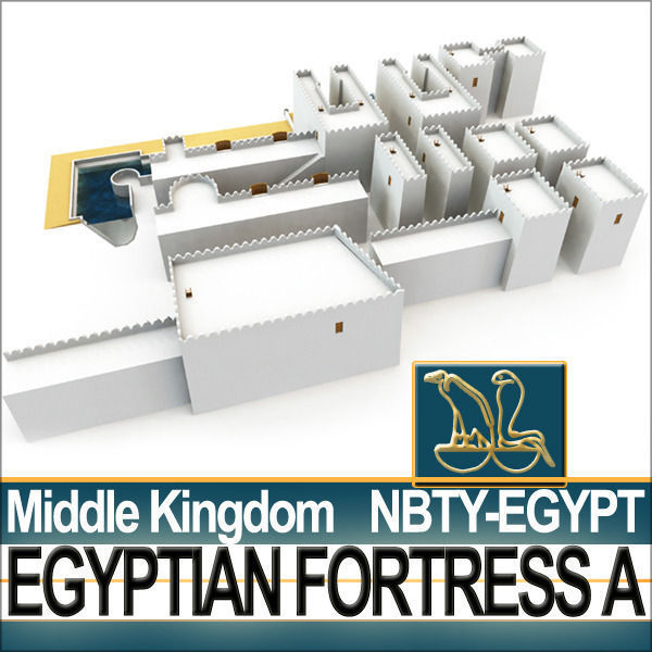 Egyptian Fortress A Middle Kingdom 3D model_16