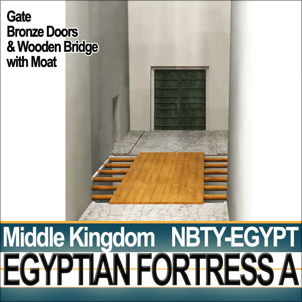 Egyptian Fortress A Middle Kingdom 3D model_31