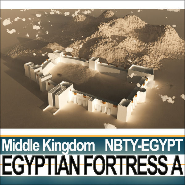 Egyptian Fortress A Middle Kingdom 3D model_2
