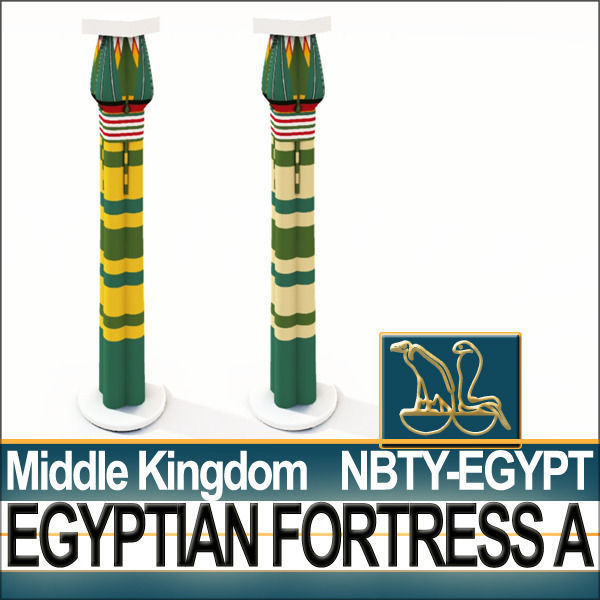 Egyptian Fortress A Middle Kingdom 3D model_30