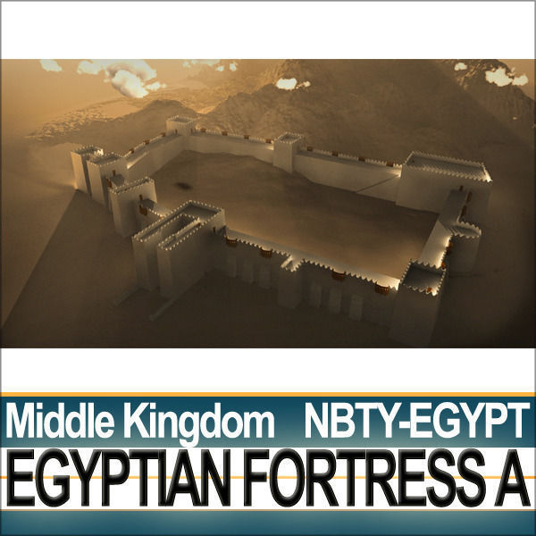 Egyptian Fortress A Middle Kingdom 3D model_5