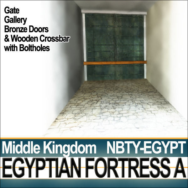 Egyptian Fortress A Middle Kingdom 3D model_32