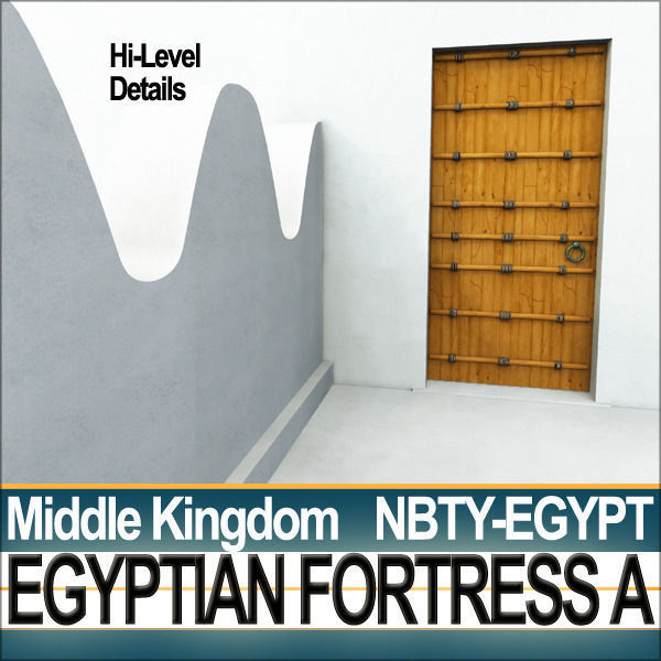 Egyptian Fortress A Middle Kingdom 3D model_6