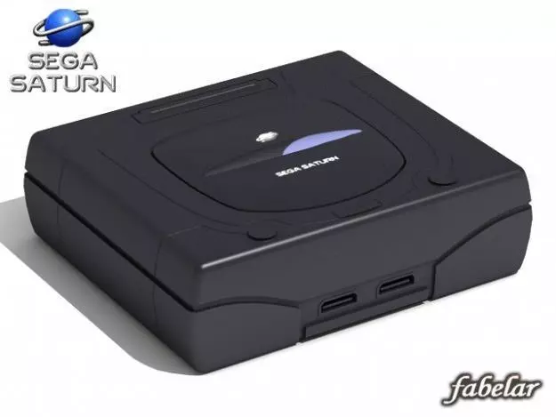 Sega Saturn 3D model_0
