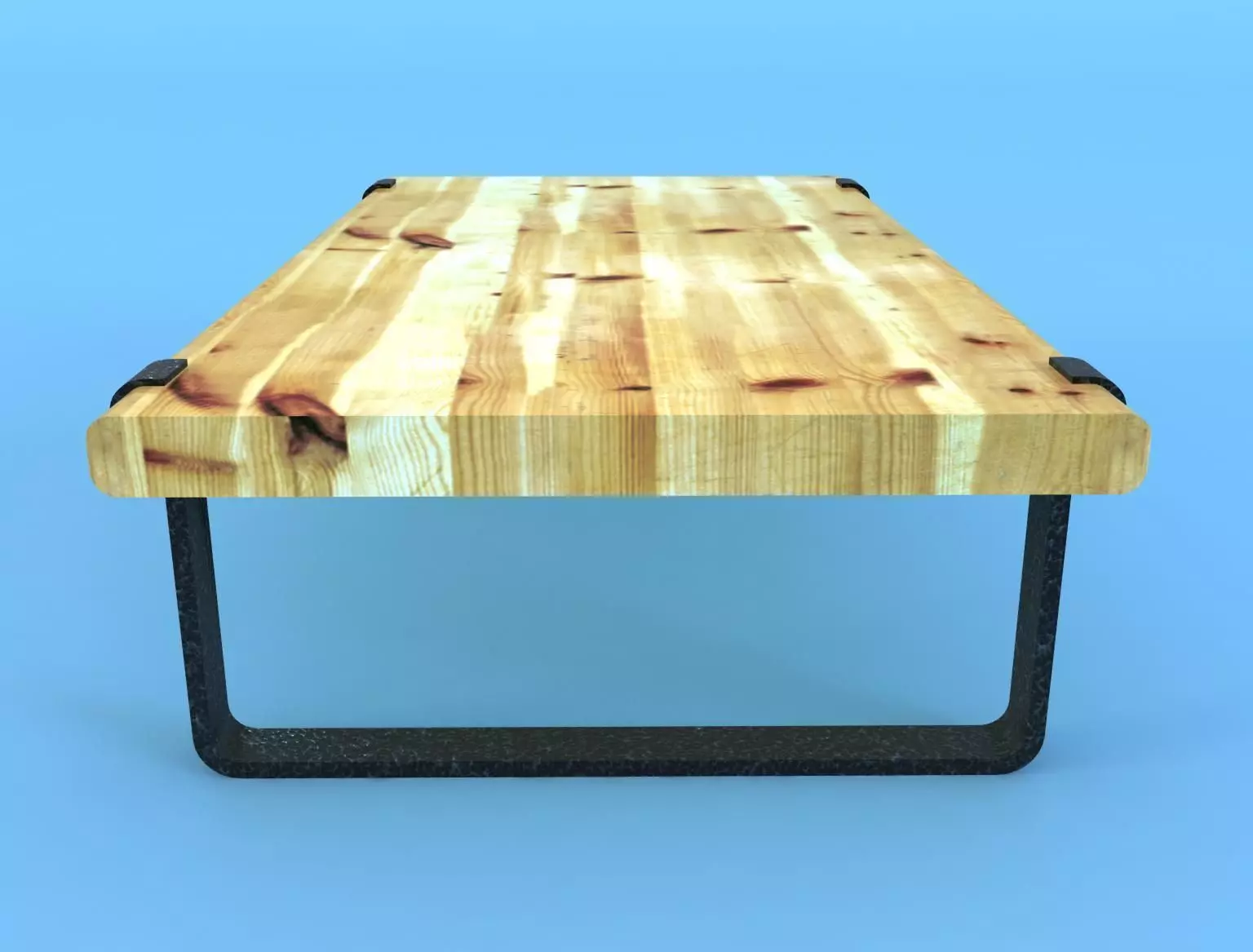 iron table 3D model_0