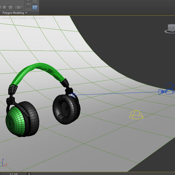 Headphones 3D model_1