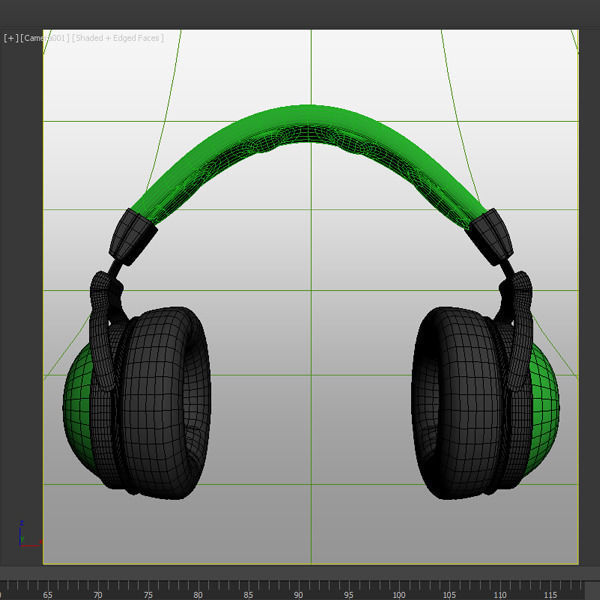 Headphones 3D model_2