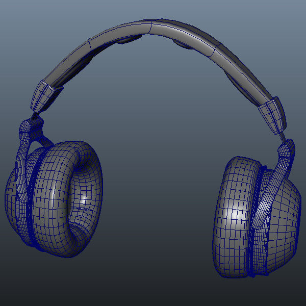 Headphones 3D model_6