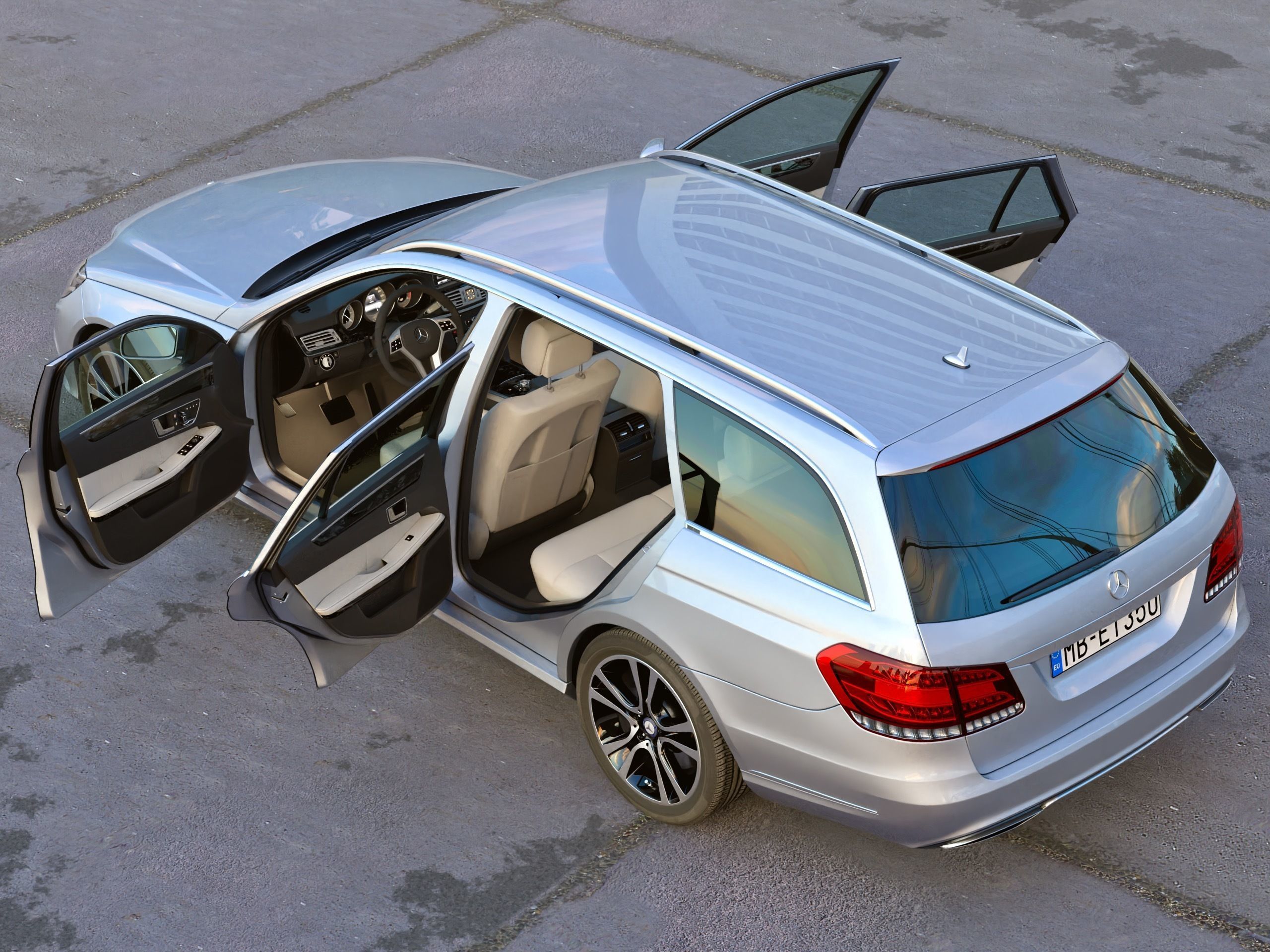 Mercedes-Benz E-Class T-model 2014 3D model_6