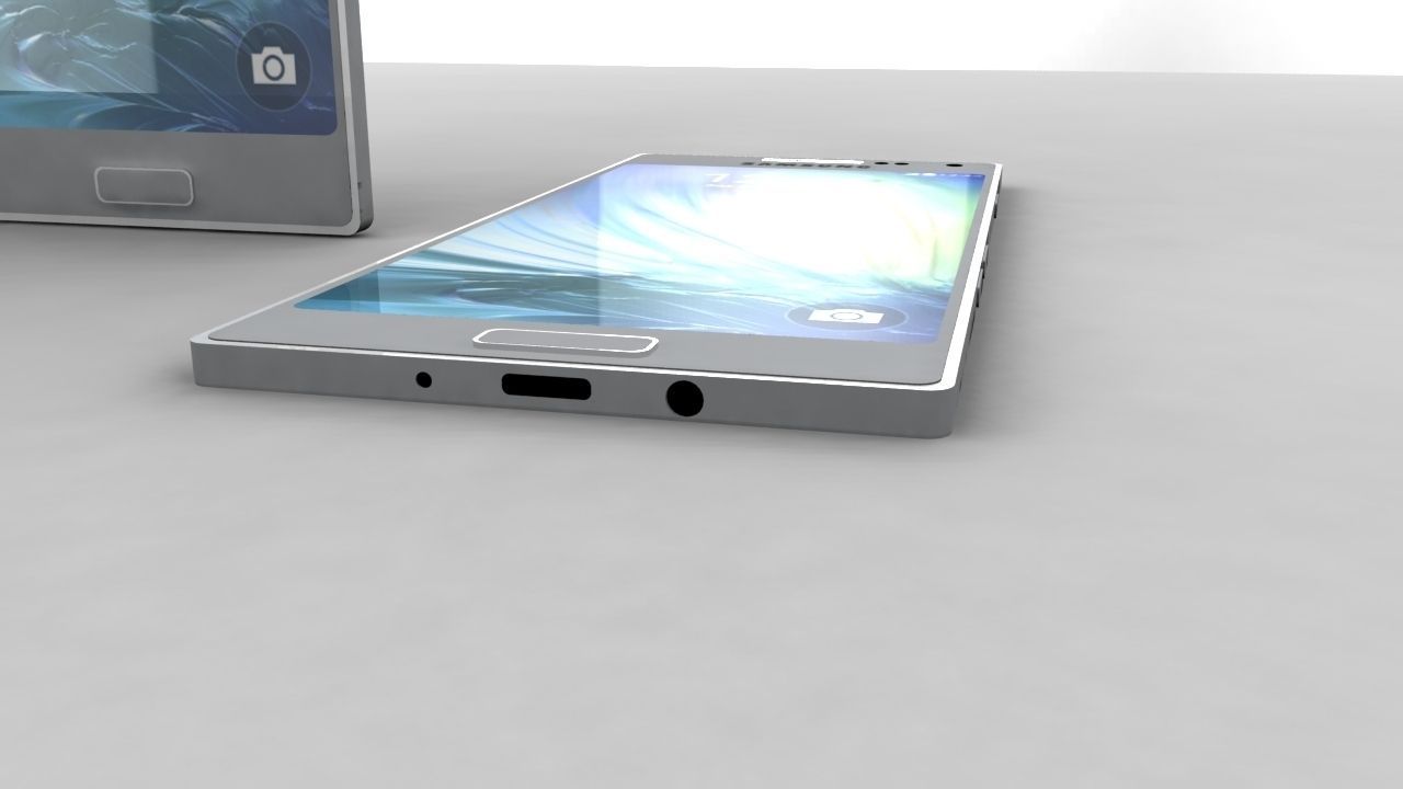 Galaxy A7 3D model_3