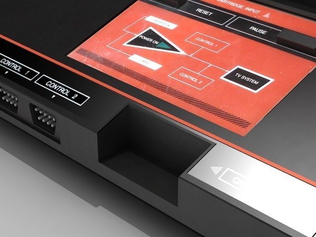 Sega Master System 3D model_4