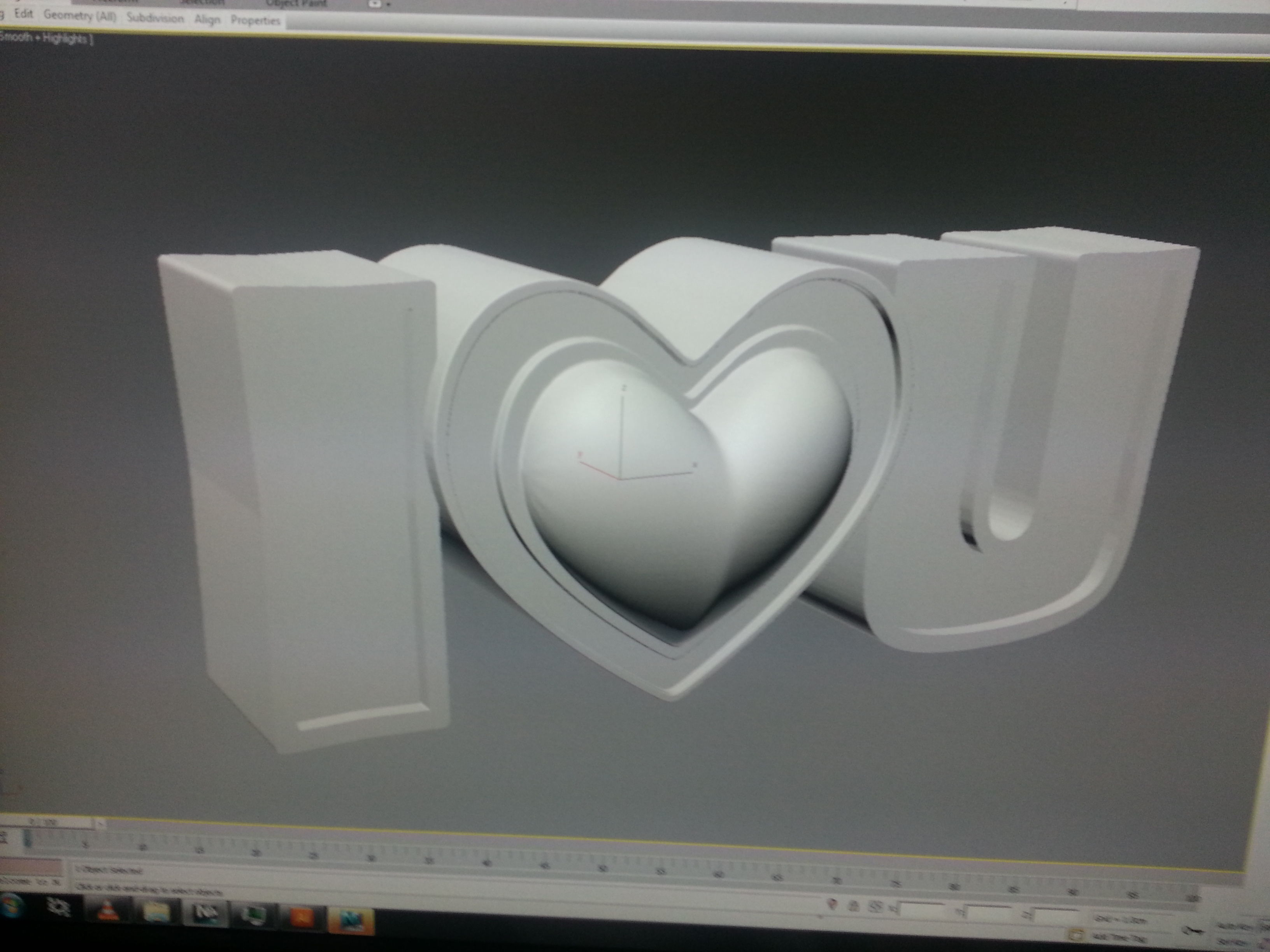 I Love U valentines gift Free 3D print model_1